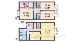 エステートピア阪本間取り図面