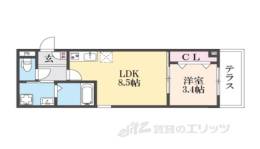 ジーメゾン石田ルディア間取り図面