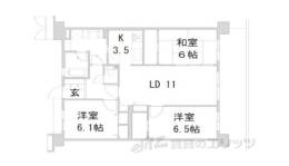 サンマンションアトレ西大路間取り図面