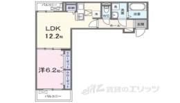 ラヴィエール１間取り図面