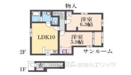 クレスト正法寺26間取り図面