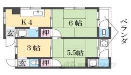 等持院マンション間取り図面