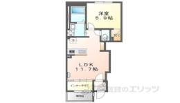 （仮称）椥辻新築アパート間取り図面