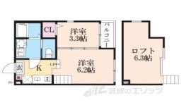 ハーモニーテラス深草佐野屋敷町間取り図面