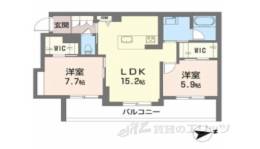 ジェイエイチエスプレミア学園前間取り図面
