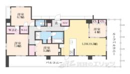 プレサンスロジェ京都御所西　桜雅邸間取り図面