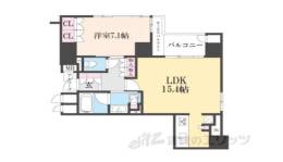 ブランズ京都河原町通間取り図面