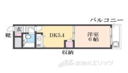 ＤＥＴＯＭー１四条大宮２間取り図面