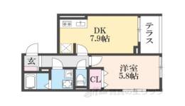 ヒカルサ京都梅津間取り図面