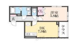 ヒカルサ京都梅津間取り図面