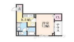 ヒカルサ京都梅津間取り図面