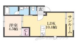 仮称）愛知川共同住宅Ａ棟間取り図面