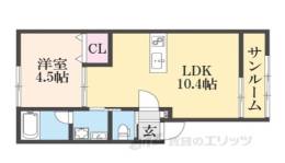仮称）愛知川共同住宅Ａ棟間取り図面