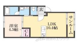 仮称）愛知川共同住宅Ａ棟間取り図面