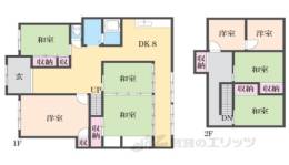 羽束師古川町邸宅間取り図面