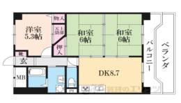 グリーンコーポ橿原間取り図面