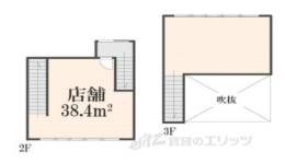 百万遍店舗間取り図面