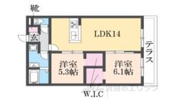 ソルサリエンテくずは間取り図面