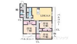 ソルサリエンテくずは間取り図面
