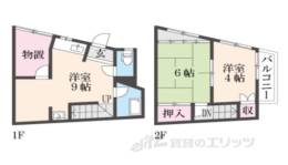 寺戸町東田中瀬17-8貸倉庫間取り図面