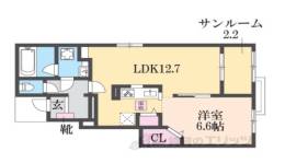 フォンテーネ　１間取り図面