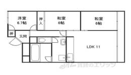 グリーンコーポ奈良第２　２番館間取り図面