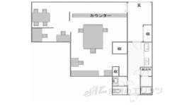余部町天神又5番地2テナント間取り図面