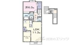 ファインビレＡ間取り図面