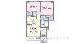 ファインビレＢ間取り図面