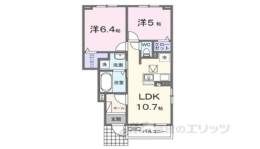 ファインビレＢ間取り図面