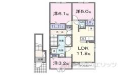 ファインビレＢ間取り図面