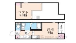 ハーモニーテラス桃山町西町間取り図面