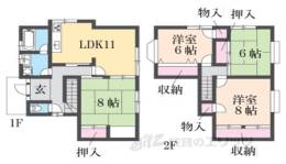 貸家間取り図面