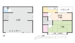 山ノ内山ノ下町21-9店舗間取り図面