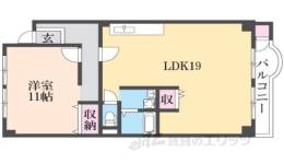 山科音羽マンションA棟間取り図面