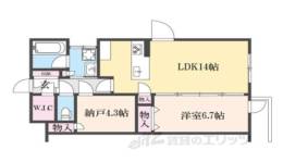 カーサ壬生寺道間取り図面