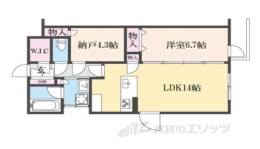 カーサ壬生寺道間取り図面