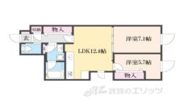 カーサ壬生寺道間取り図面