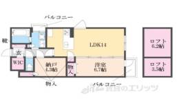 カーサ壬生寺道間取り図面