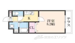 ＱＵＡＬＩＥ丹波口駅前間取り図面
