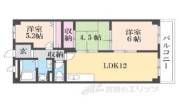 サングレース大和高田間取り図面