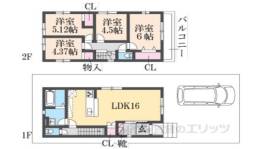 貸家間取り図面