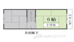 吉田本町貸間間取り図面