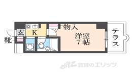 パラドール西院PART２間取り図面