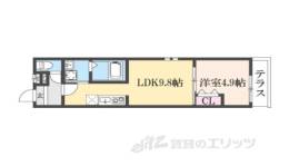 フジパレス神田南通３番館間取り図面