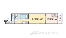 フジパレス神田南通３番館間取り図面