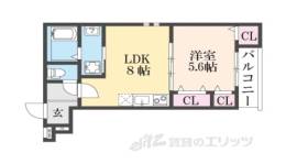 フジパレス神田南通２番館間取り図面