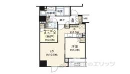 パークホームズ京都二条城間取り図面
