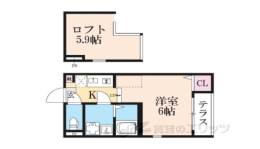 ハーモニーテラス深草僧坊町間取り図面