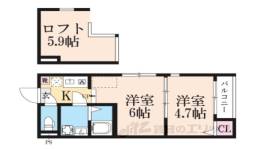 ハーモニーテラス深草僧坊町間取り図面